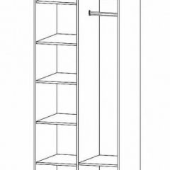 ГАММА Шкаф 2-х створчатый в Полевском - polevskoy.mebel24.online | фото 2