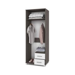 ЕВА Шкаф 2-х дверный Е24 в Полевском - polevskoy.mebel24.online | фото 2