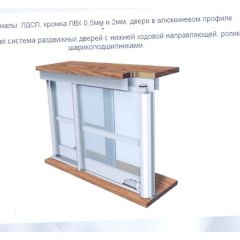Шкаф-купе ШКО-3 1800 мм зеркало/ЛДСП/зеркало в Полевском - polevskoy.mebel24.online | фото 6