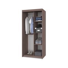 ТОМАС Шкаф-купе с зеркалом Шимо темный/светлый Т22 в Полевском - polevskoy.mebel24.online | фото 2