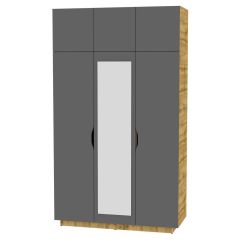 Шкаф с зеркалом "Аврора (H21_M)" в Полевском - polevskoy.mebel24.online | фото 19