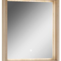 Шкаф-зеркало Nice 60 с подсветкой Домино (DN4706HZ) в Полевском - polevskoy.mebel24.online | фото