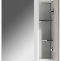 Шкаф-зеркало Uno 60 Дуб серый левый/правый Домино (DU1503HZ) в Полевском - polevskoy.mebel24.online | фото 4