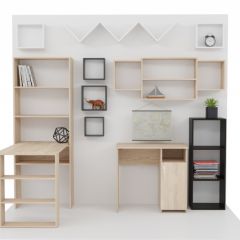 Стеллаж Элемент-1 (дуб сонома) в Полевском - polevskoy.mebel24.online | фото 4
