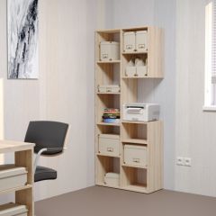 Стеллаж Элемент-2 (дуб сонома) в Полевском - polevskoy.mebel24.online | фото 3