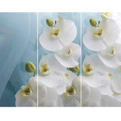 Стол Бостон-3 (Белая Орхидея) 1100/1420*700, опора Брифинг в Полевском - polevskoy.mebel24.online | фото 2