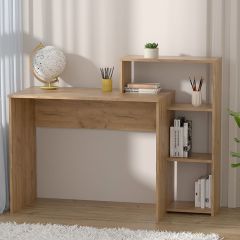 Стол с полкой (ЛДСП дуб крафт золотой) в Полевском - polevskoy.mebel24.online | фото