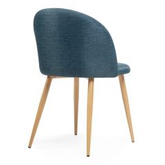 Стул на металлокаркасе Aldo blue / wood в Полевском - polevskoy.mebel24.online | фото 4