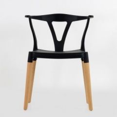 Стул Barneo N-218 Wishbone интерьерный кухонный черный в Полевском - polevskoy.mebel24.online | фото 3