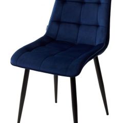 Стул CHIC BLUVEL-86 NAVY BLUE / черный каркас М-City в Полевском - polevskoy.mebel24.online | фото 1