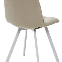 Стул CHILLI SQUARE UF860-01B бежевый, ткань/ белый каркас М-City в Полевском - polevskoy.mebel24.online | фото 2