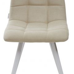 Стул CHILLI SQUARE UF860-01B бежевый, ткань/ белый каркас М-City в Полевском - polevskoy.mebel24.online | фото 3