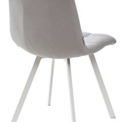 Стул CHILLI SQUARE UF860-02B серо-голубой, ткань/ белый каркас М-City в Полевском - polevskoy.mebel24.online | фото 3