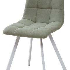 Стул CHILLI SQUARE UF860-11B мятный, ткань/ белый каркас М-City в Полевском - polevskoy.mebel24.online | фото