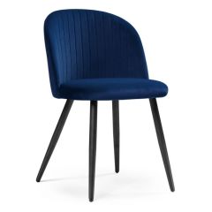 Стул на металлокаркасе Gabi 1 dark blue / black в Полевском - polevskoy.mebel24.online | фото