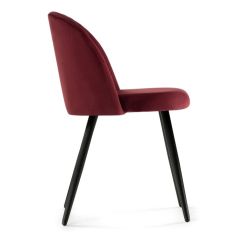 Стул на металлокаркасе Gabi 1 wine red / black в Полевском - polevskoy.mebel24.online | фото 2