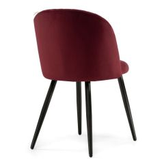 Стул на металлокаркасе Gabi 1 wine red / black в Полевском - polevskoy.mebel24.online | фото 3