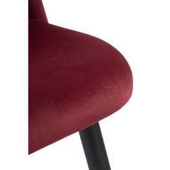 Стул на металлокаркасе Gabi 1 wine red / black в Полевском - polevskoy.mebel24.online | фото 5