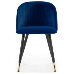 Стул на металлокаркасе Gabi dark blue / black / gold в Полевском - polevskoy.mebel24.online | фото 2