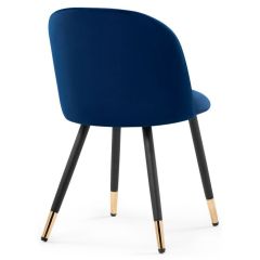 Стул на металлокаркасе Gabi dark blue / black / gold в Полевском - polevskoy.mebel24.online | фото 4