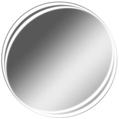 Зеркало Берг 700х700 с подсветкой Домино (GL7055Z) в Полевском - polevskoy.mebel24.online | фото 1