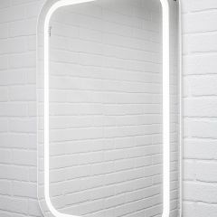 Зеркало Elis 100 white с подсветкой Sansa (SEe1045Z) в Полевском - polevskoy.mebel24.online | фото 3