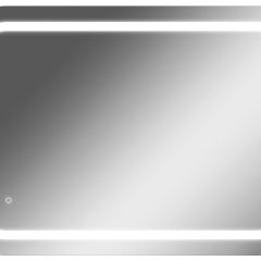Зеркало Elis 100 white с подсветкой Sansa (SEe1045Z) в Полевском - polevskoy.mebel24.online | фото 1