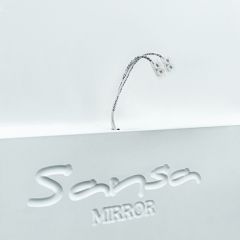 Зеркало Gia 75 white с подсветкой Sansa (SGa1044Z) в Полевском - polevskoy.mebel24.online | фото 5