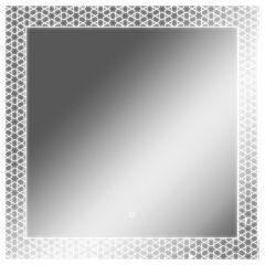 Зеркало Манила 700х700 с подсветкой Домино (GL7052Z) в Полевском - polevskoy.mebel24.online | фото 1