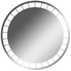 Зеркало Маскат 700х700 с подсветкой Домино (GL7057Z) в Полевском - polevskoy.mebel24.online | фото 1
