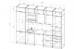 АНТИКА Кухонный гарнитур Экстра 5 (3000 мм) в Полевском - polevskoy.mebel24.online | фото 2