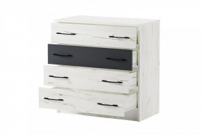 БЕАТРИС Комод К800 (дуб крафт белый/антрацит) в Полевском - polevskoy.mebel24.online | фото 3