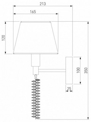 Бра Eurosvet Charuel 60148/1 матовое золото в Полевском - polevskoy.mebel24.online | фото