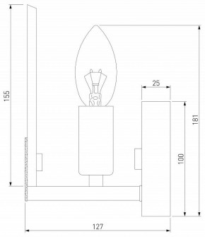 Бра Eurosvet Marble 60158/1 латунь в Полевском - polevskoy.mebel24.online | фото 3