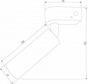 Бра Eurosvet Pitch 20143/1 LED титан в Полевском - polevskoy.mebel24.online | фото 3