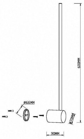 Бра Maytoni Light stick MOD237WL-L6BS3K в Полевском - polevskoy.mebel24.online | фото 4