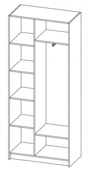 ДАРЬЯ Шкаф (Крафт серый/Крафт белый) гостиная в Полевском - polevskoy.mebel24.online | фото 6