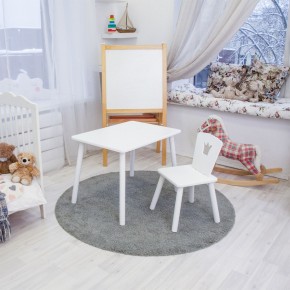 Детский комплект стол и стул «Корона» Rolti Baby (белый/белый, массив березы/мдф) в Полевском - polevskoy.mebel24.online | фото 2