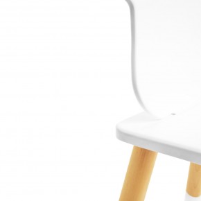 Детский комплект стол и стул «Корона» Rolti Baby (белый/береза, массив березы/мдф) в Полевском - polevskoy.mebel24.online | фото 2