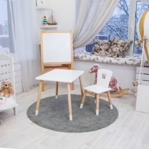 Детский комплект стол и стул «Корона» Rolti Baby (белый/береза, массив березы/мдф) в Полевском - polevskoy.mebel24.online | фото 3