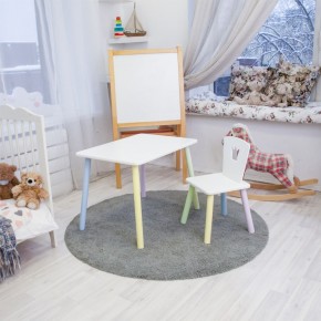 Детский комплект стол и стул «Корона» Rolti Baby (белый/цветной, массив березы/мдф) в Полевском - polevskoy.mebel24.online | фото 2