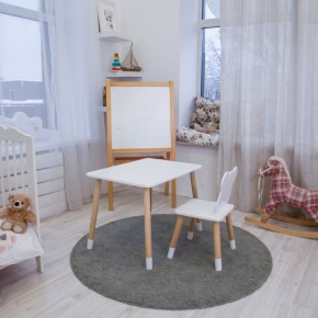 Детский комплект стол и стул «Мишка» Rolti Baby (белый/береза, массив березы/мдф) в Полевском - polevskoy.mebel24.online | фото 4