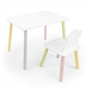 Детский комплект стол и стул «Облачко» Rolti Baby (белый/цветной, массив березы/мдф) в Полевском - polevskoy.mebel24.online | фото 1
