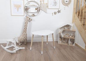 Детский стол Rolti Baby «Облачко»  (белый/береза, массив березы/мдф) в Полевском - polevskoy.mebel24.online | фото