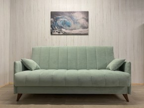 Диван Престиж-3 (НПБ) велюр Sensey mist green в Полевском - polevskoy.mebel24.online | фото