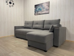 Диван угловой Комфорт-3 (НПБ+МДФ) велюр Galaxy Lite 26 в Полевском - polevskoy.mebel24.online | фото 2