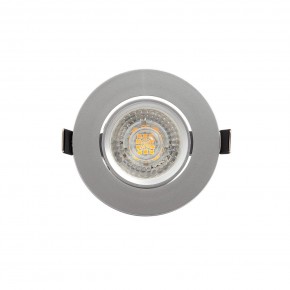 DK3020-CM Встраиваемый светильник, IP 20, 10 Вт, GU5.3, LED, серый, пластик в Полевском - polevskoy.mebel24.online | фото 1