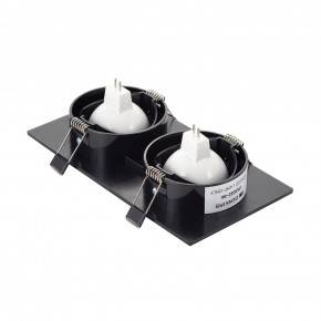 DK3022-BK Встраиваемый светильник, IP 20, 10 Вт, GU5.3, LED, черный, пластик в Полевском - polevskoy.mebel24.online | фото 3