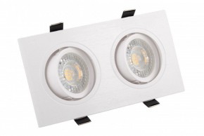 DK3022-WH Встраиваемый светильник, IP 20, 10 Вт, GU5.3, LED, белый, пластик в Полевском - polevskoy.mebel24.online | фото 1