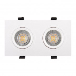 DK3022-WH Встраиваемый светильник, IP 20, 10 Вт, GU5.3, LED, белый, пластик в Полевском - polevskoy.mebel24.online | фото 2
